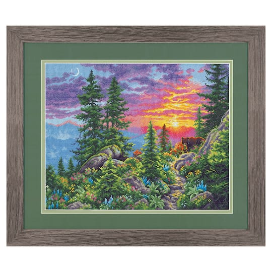 Dimensions&#xAE; Counted Cross Stitch Kit, Sunset Mountain Trail
